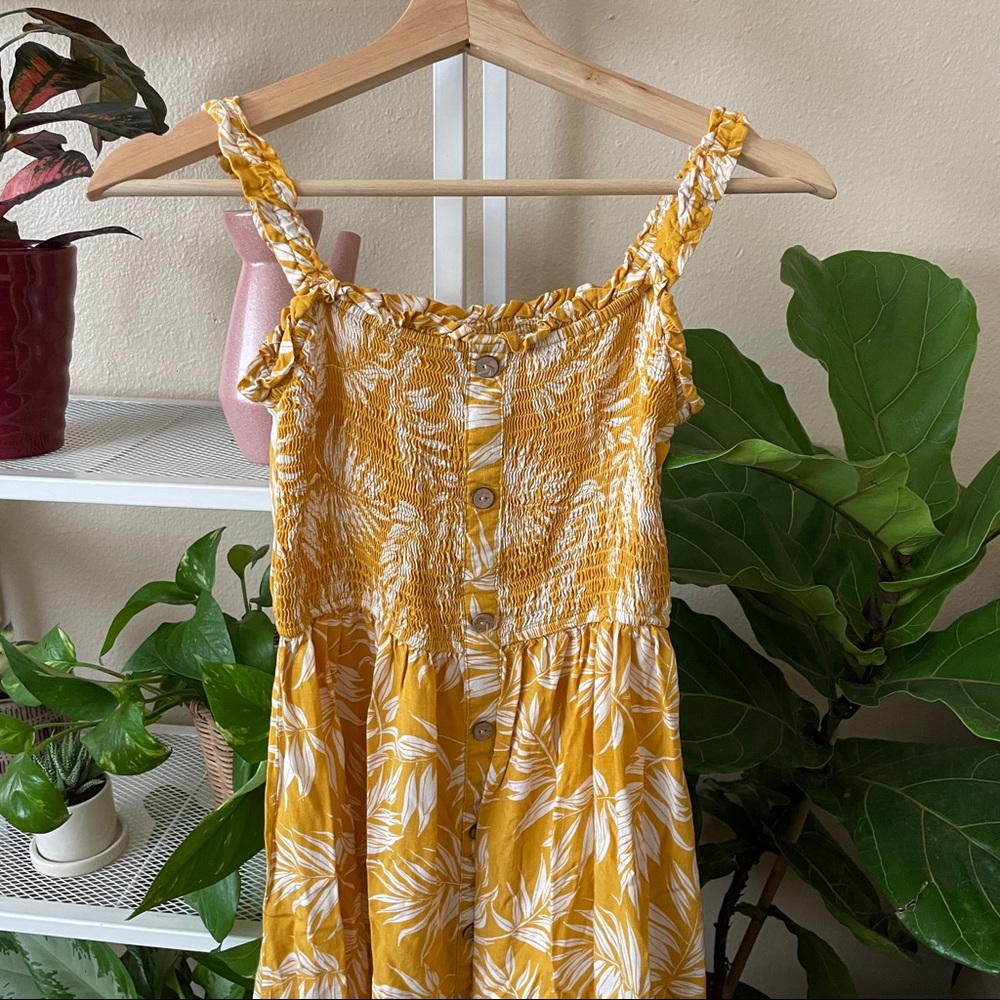 Yellow Floral Dress